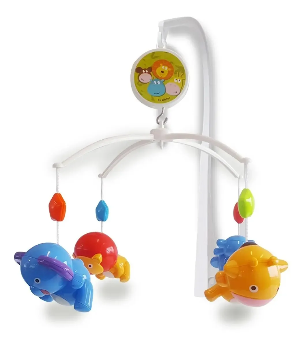 Móbile Para Berço Giratório Musical Safari Kitstar