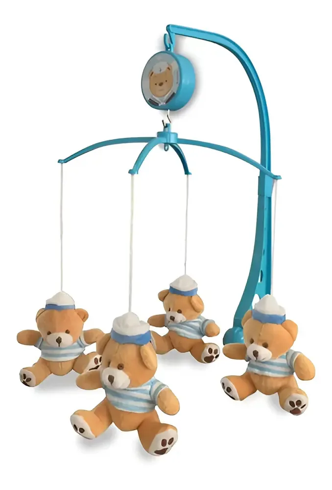 Móbile Musical De Pelucia Ursinho Marinheiro Kitstar