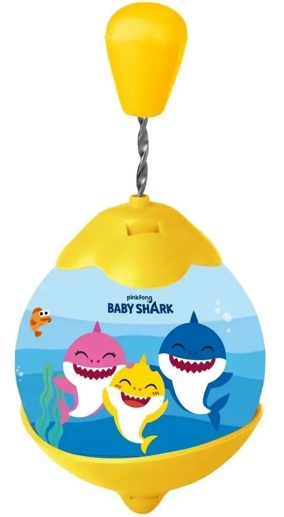 Roda Pião Baby Shark Pink Fong Tubarão Divertido