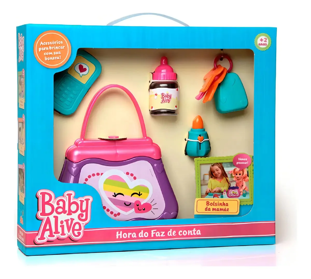 Hora Do Faz De Conta Baby Alive Bolsinha Mamae 987 Elka