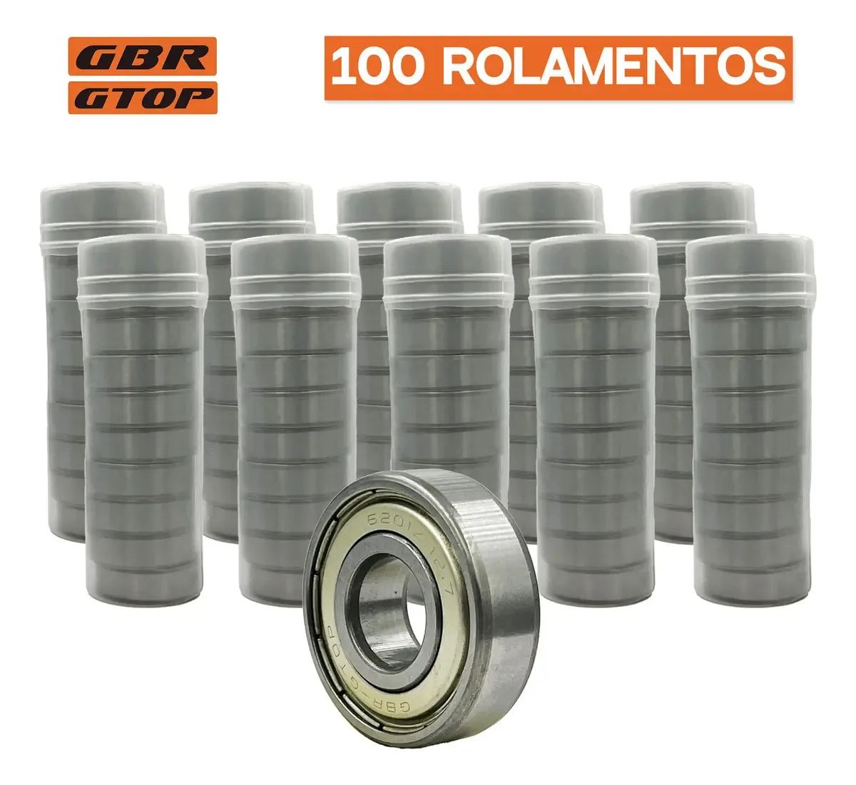 Rolamento 6201 2rs 1/2 (12.7mm) - Kit 100