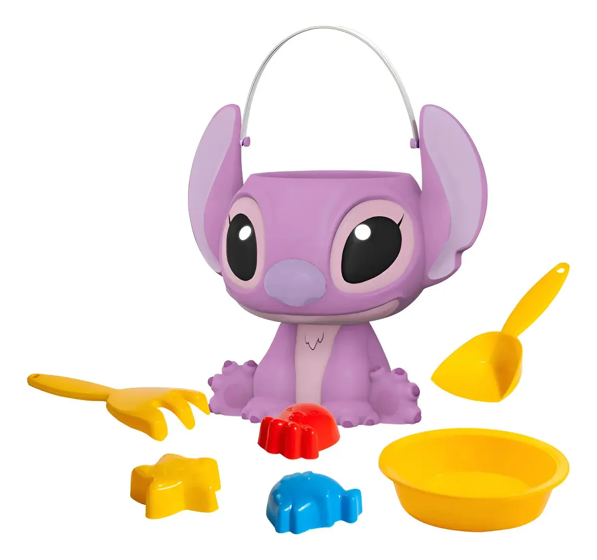 Balde De Praia Angel Disney 21 Cm Com Acessórios - Rosita