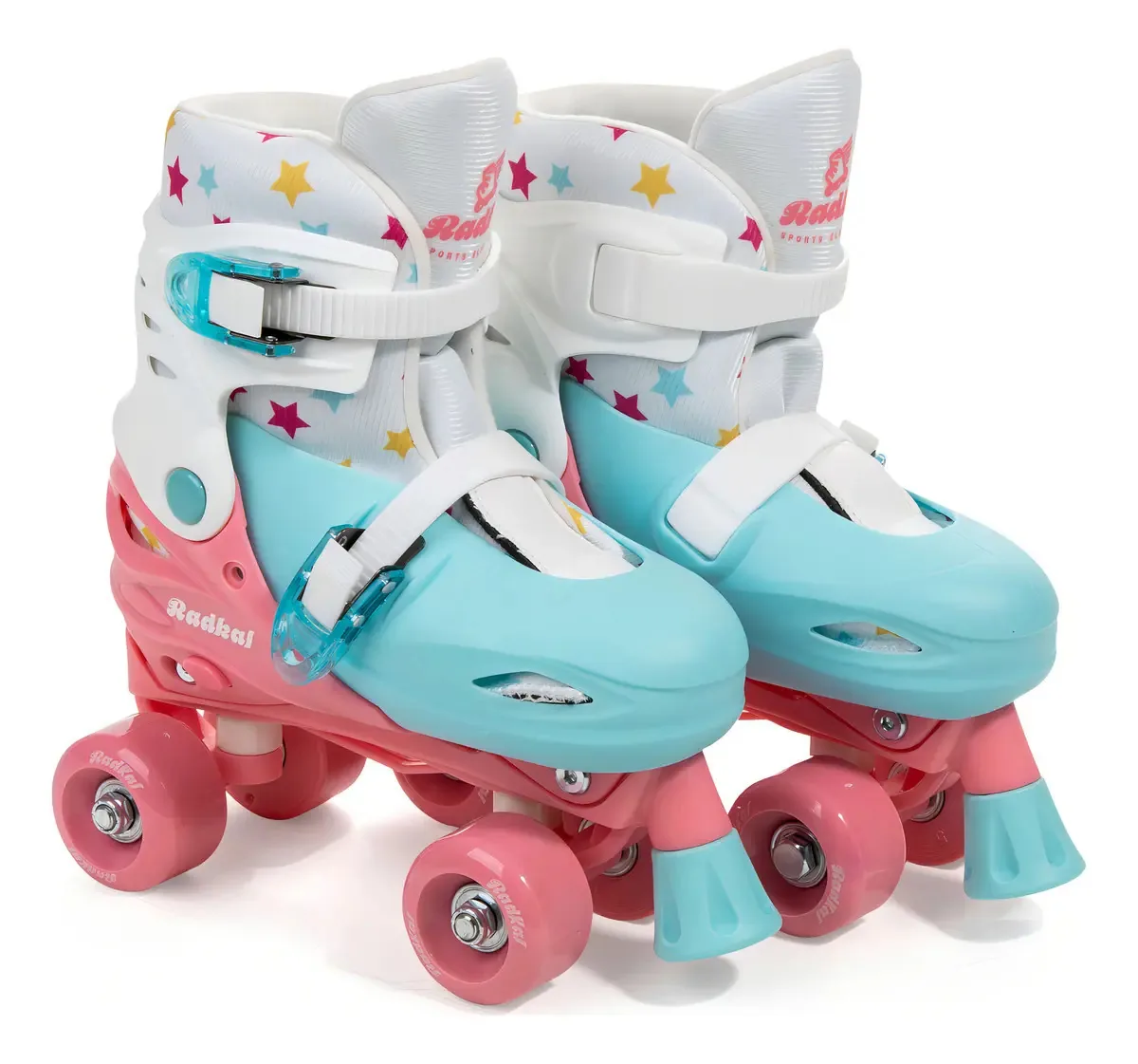 Patins 4 Rodas Ajustável Fênix Azul Tamanho M Com Freios