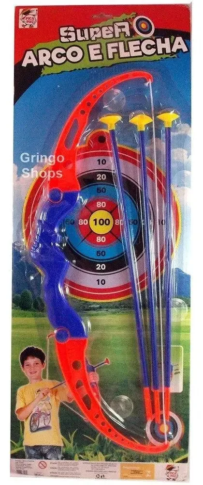 Arco E Flecha Super C/3 Municoes Cart Cx N Pi3042 Pica Pau Pi3042