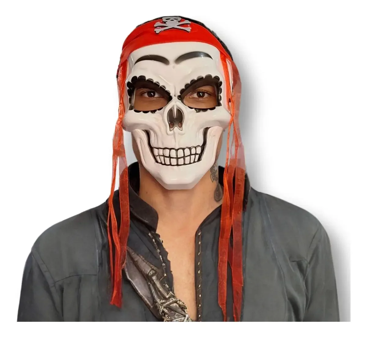 Mascara Caveira Pirata Pica Pau