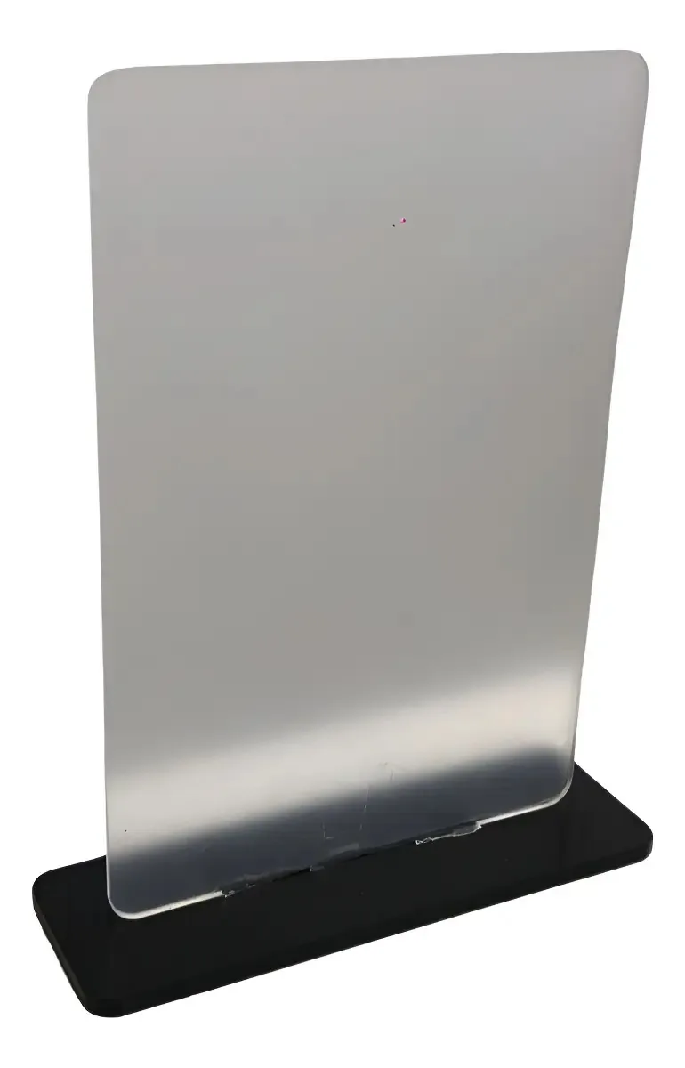 Kit 30 Placas Troféu Acrílico 2mm 10x15cm C/base Preta