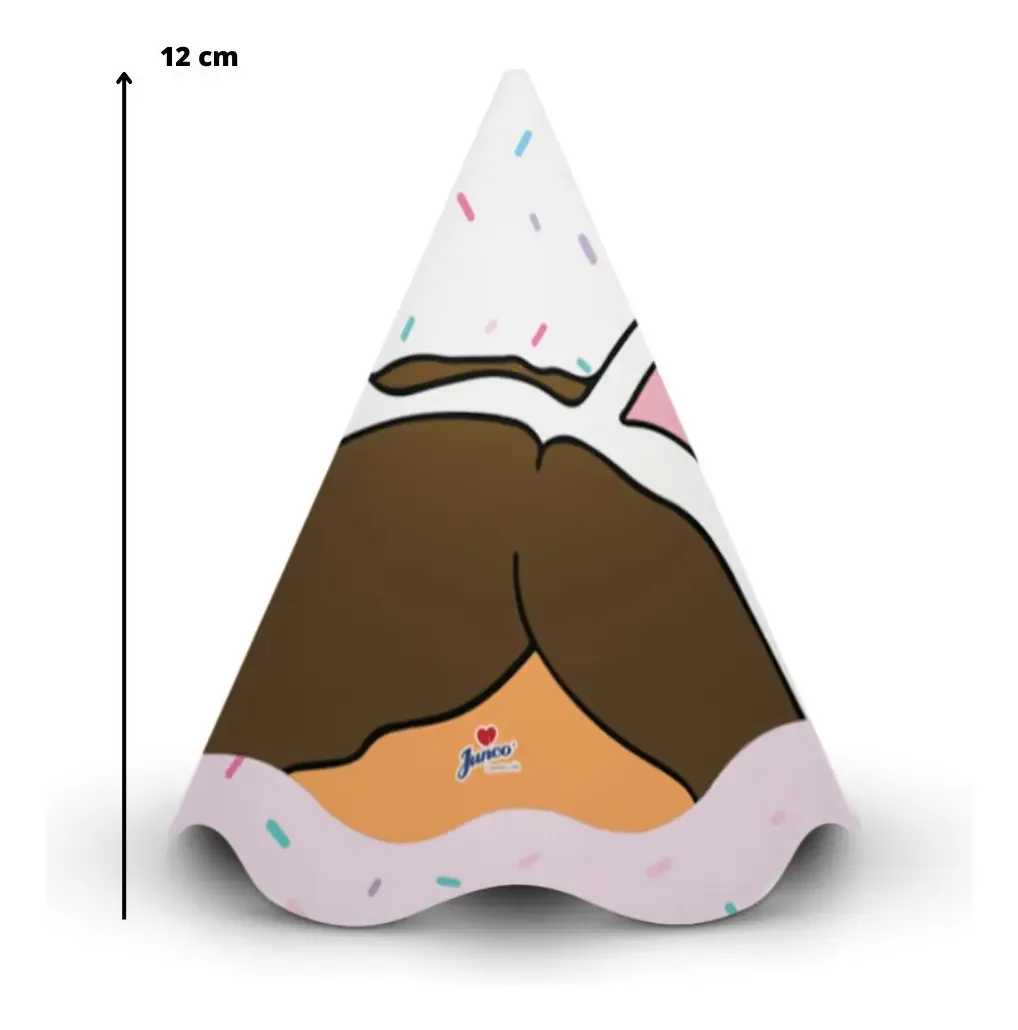 Chapeu Cone Casa Da Bibi E Gatinhos C/10