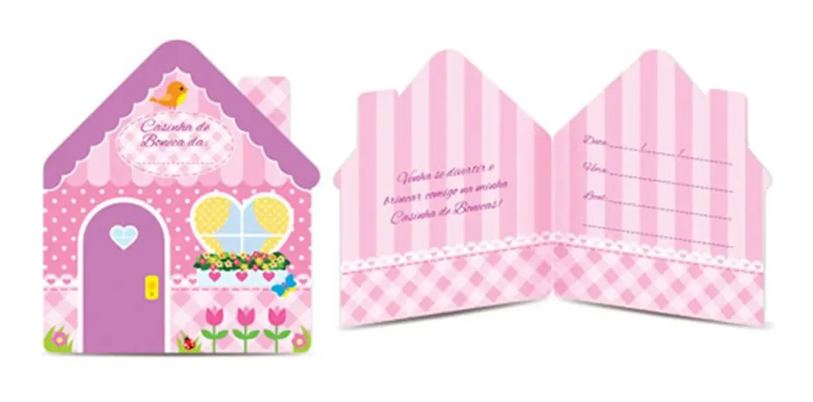 Conv Casinha De Boneca C/8 Junco