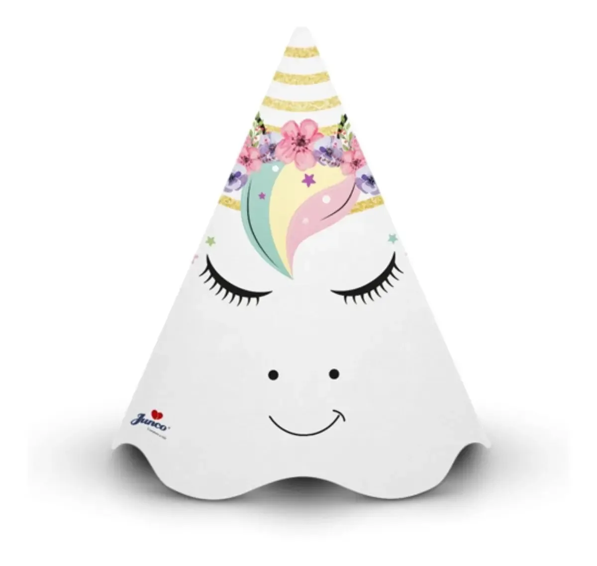 Chapeu Cone Unicornio Novo C/8