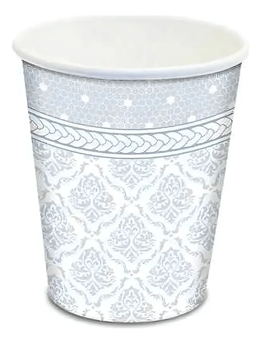 Copo Desc Papel Batizado 180ml 10x8un 31437 Junco