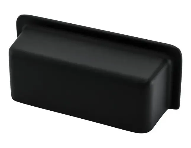 Puxador Concha Eden 1791 Preto 64mm - Meta Ferragens