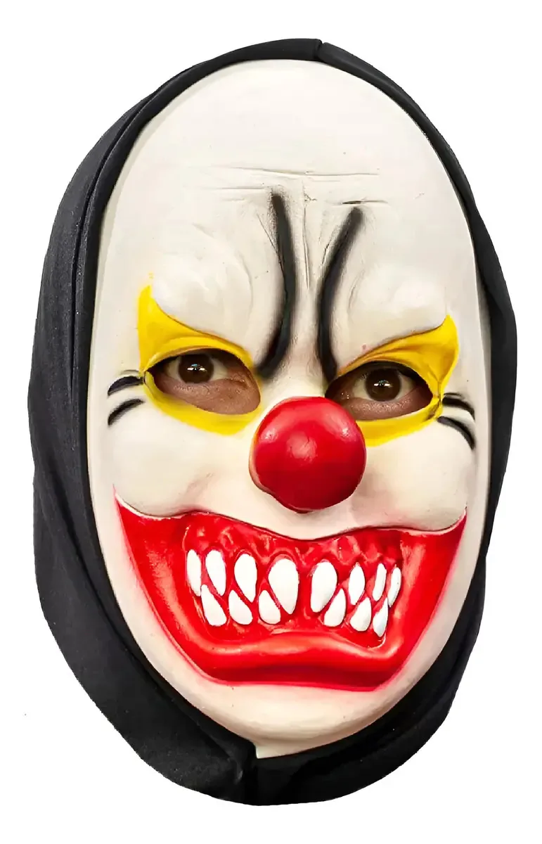 Mascaras Halloween Festa Fantasy Terror Cosplay Com Capuz Palhaco Assassino