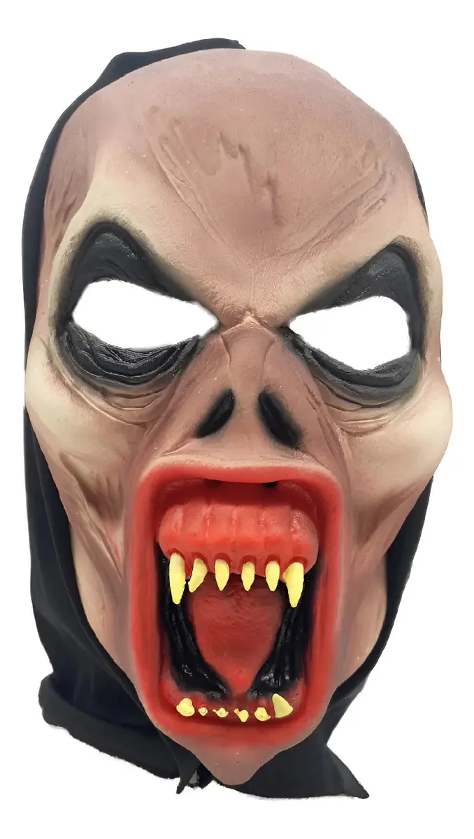 Mascaras Halloween Festa Fantasy Terror Cosplay Com Capuz Vampiroso