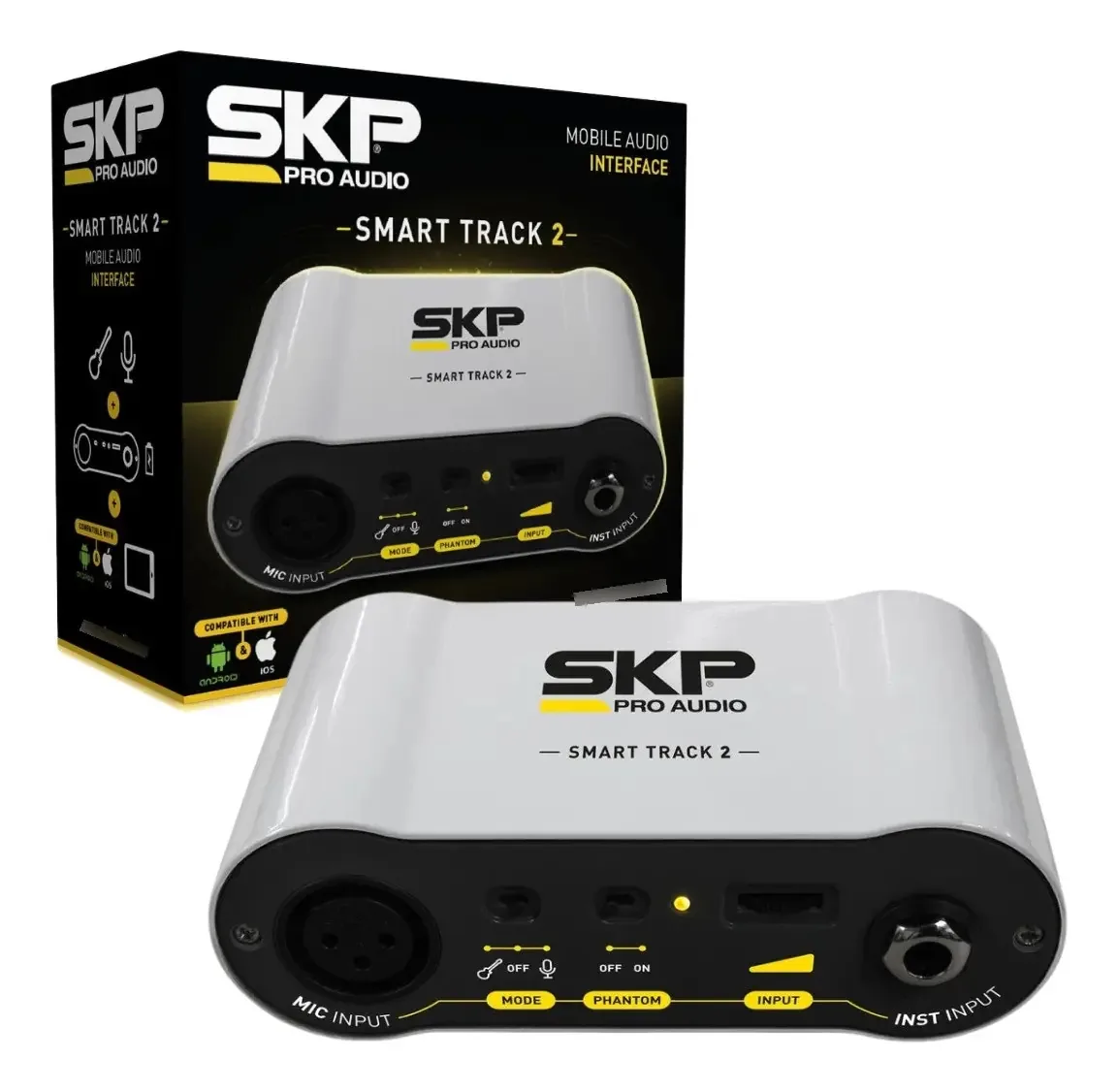 Interface De Áudio Móvel Skp Smart Track 2 Cor Cinza