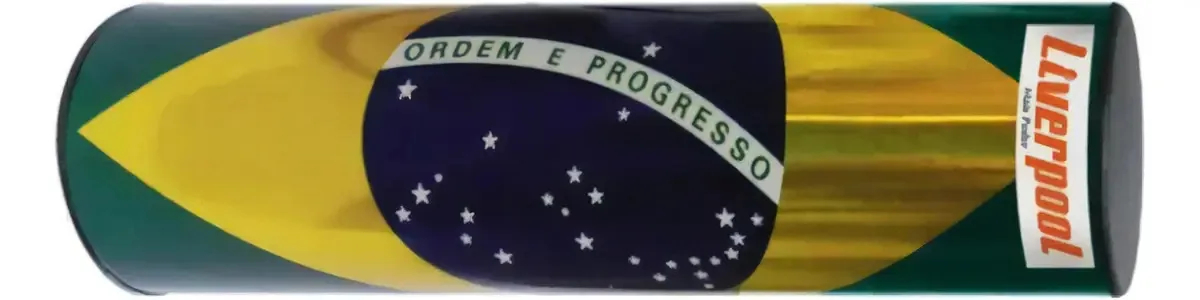 Ganzá Cilíndrico Brasil 200mm Gbr 200 Liverpool