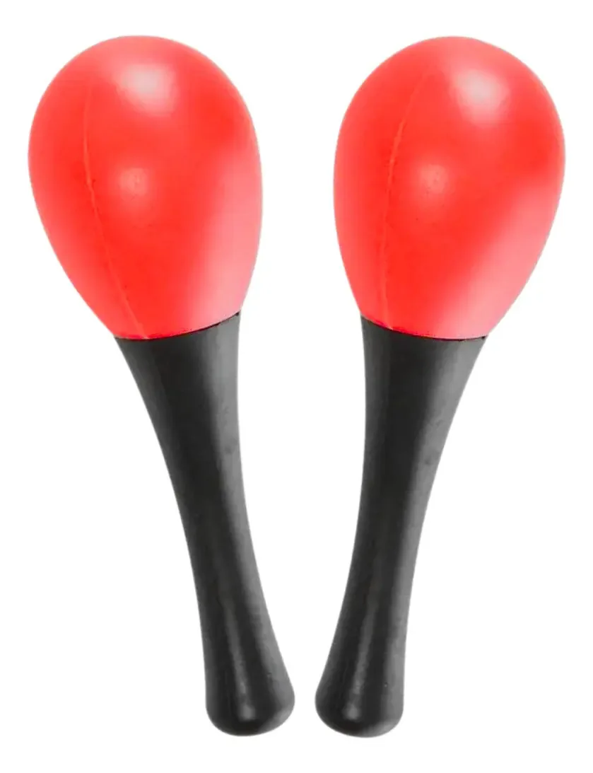 Chocalho Maraca Infantil Liverpool Cor Vermelho