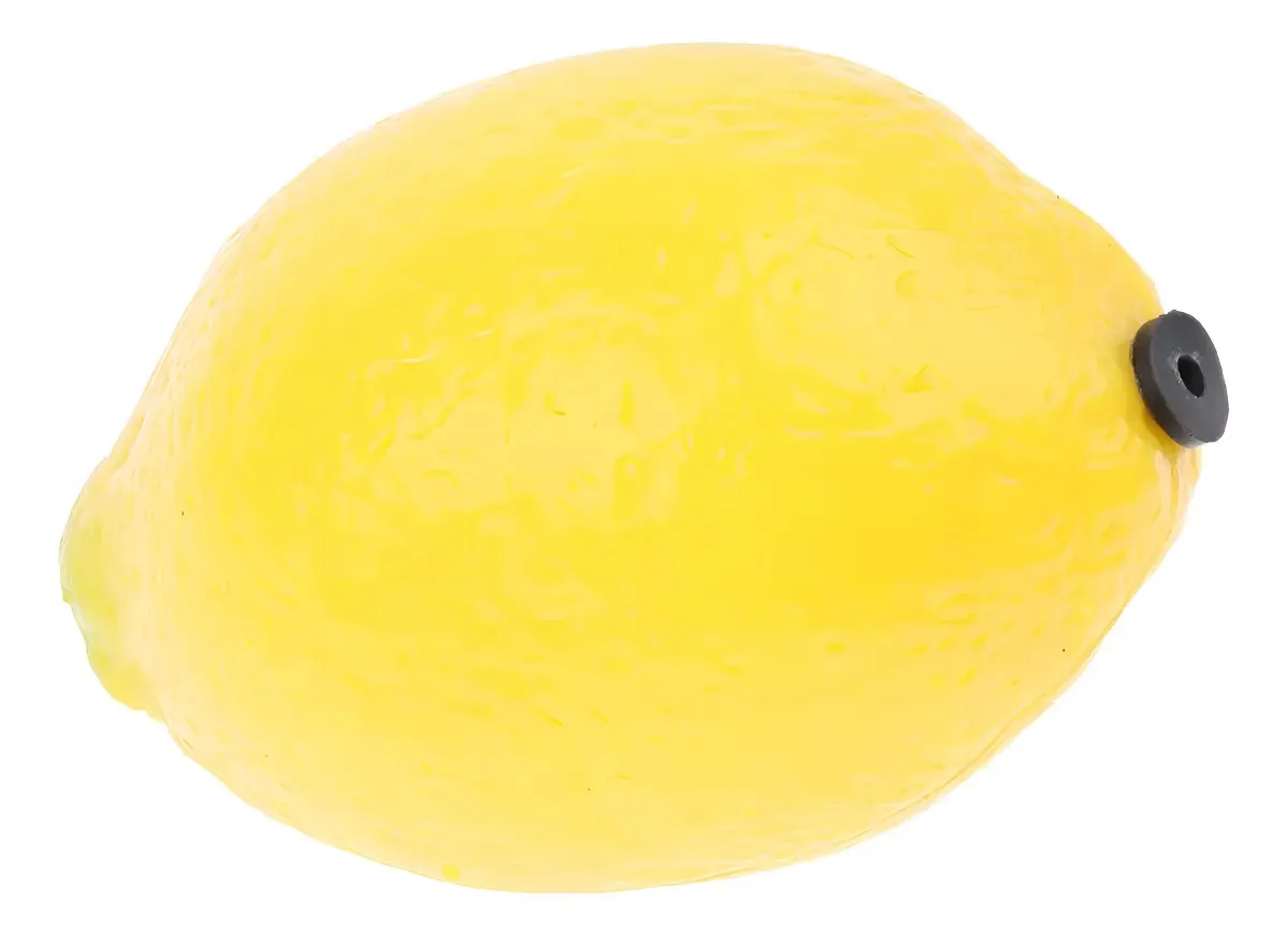 Chocalho Infantil de Limão Liverpool Amarelo para Bebês