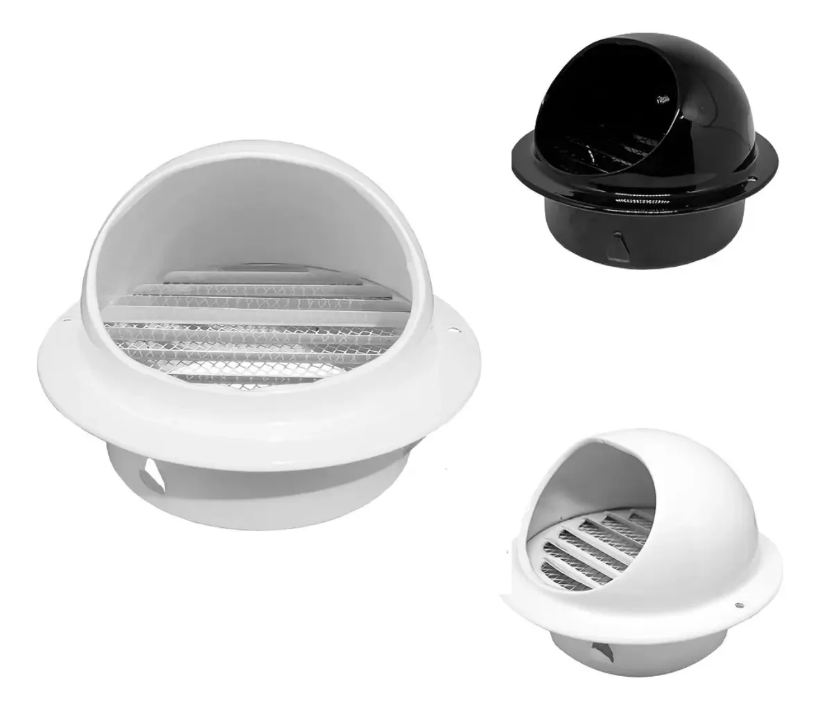Defletor Ventilação Itc Exaustores Branco 100 Mm Banheiro Cozinha