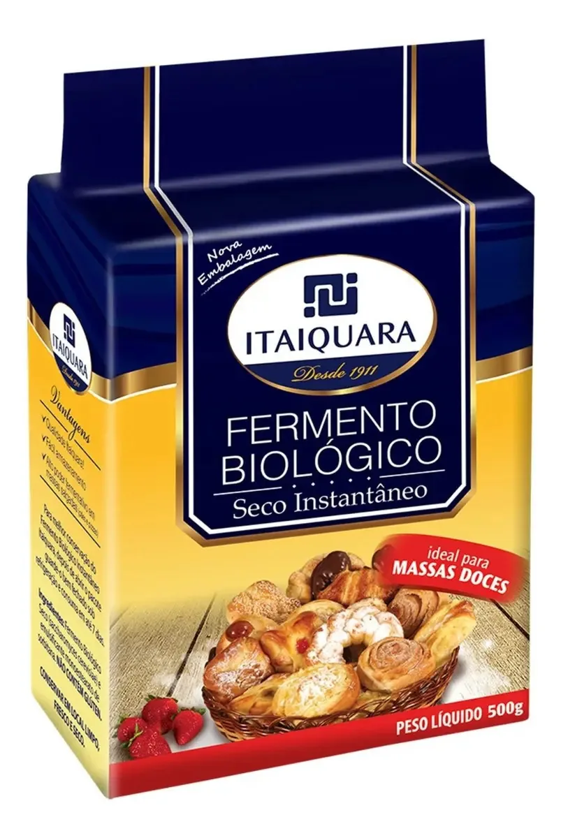 Fermento Instantanio Itaquara Doce 500g