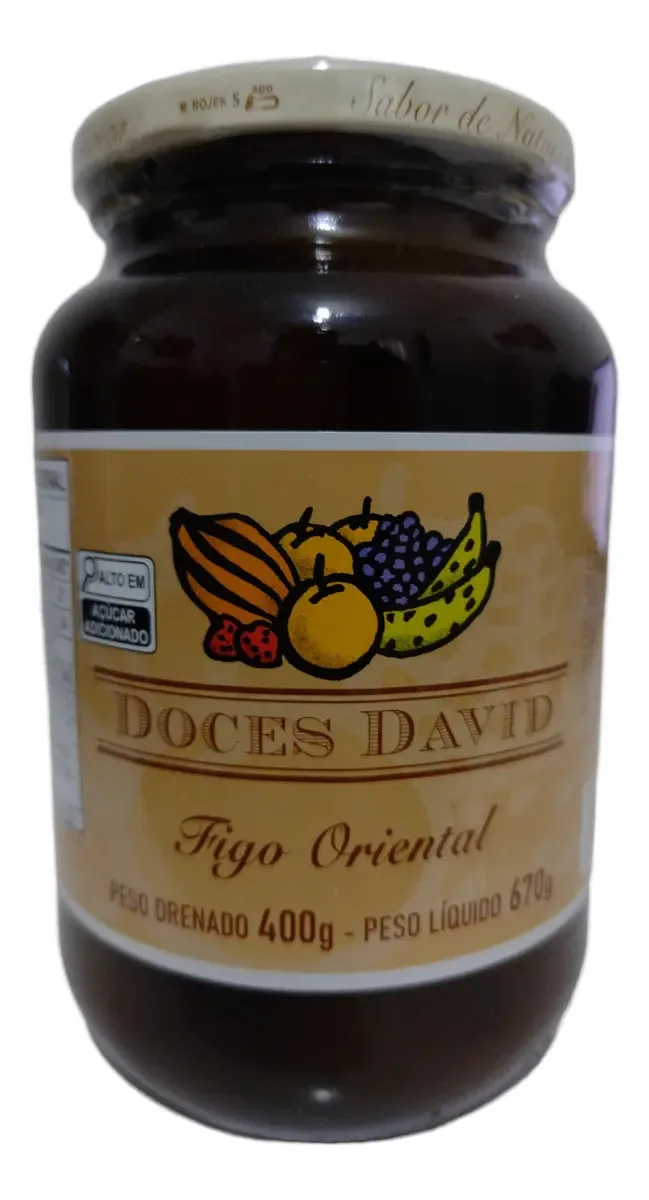 Figo Oriental Em Calda Doces David 400g