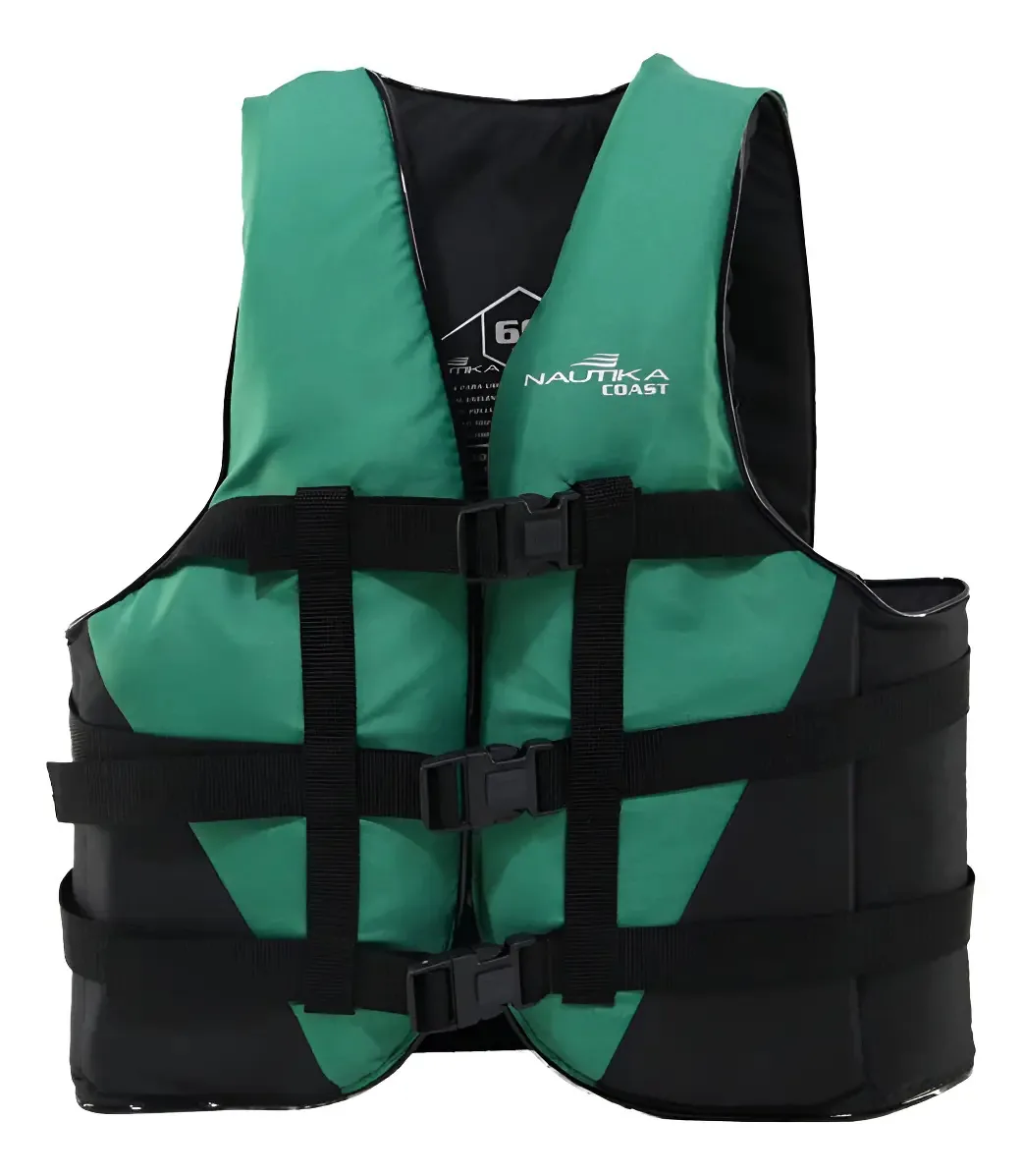 Colete Salva-vidas 60kg Coast - Nautika Cor Verde