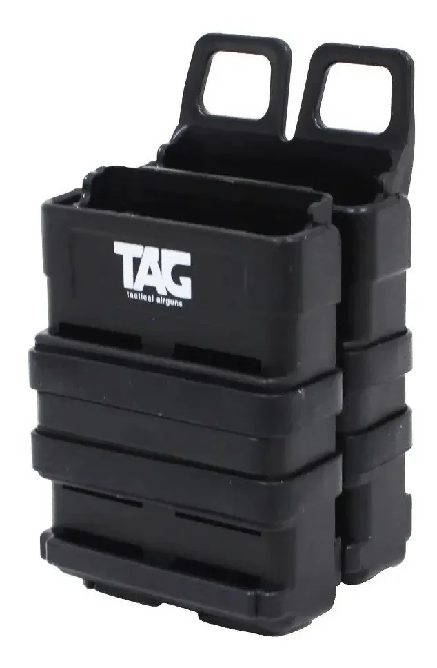 Porta Carregador Duplo Tag Tgmh-22 Cor Preto