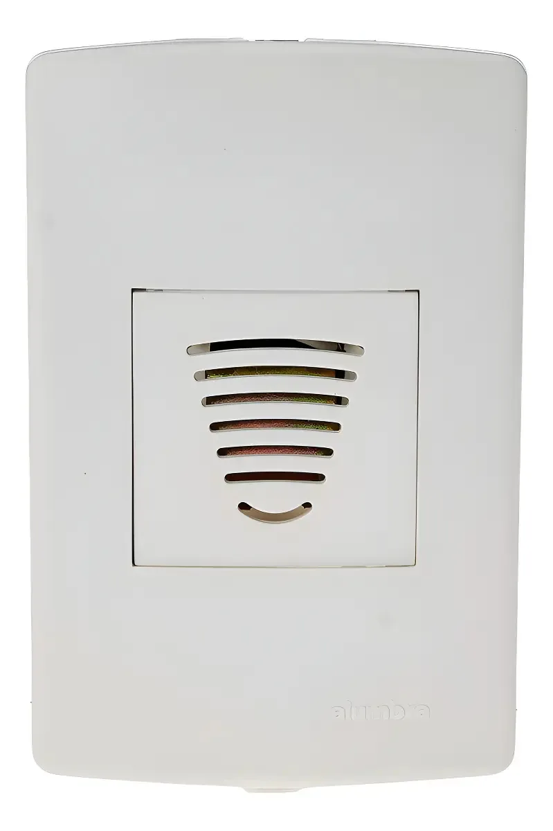 Campainha Cigarra Bivolt Branco 6570 Siena Alumbra