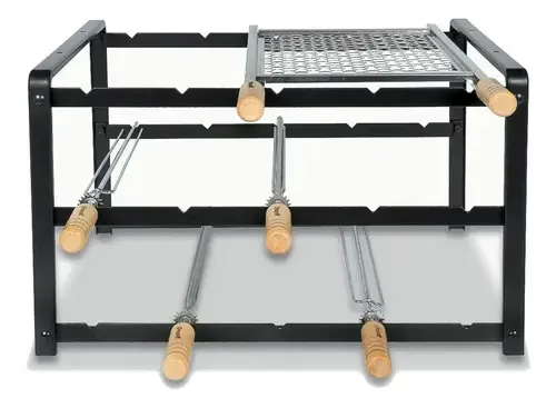 Suporte Churrasqueira Alvenaria Aço Reforçado 1005 Giragrill