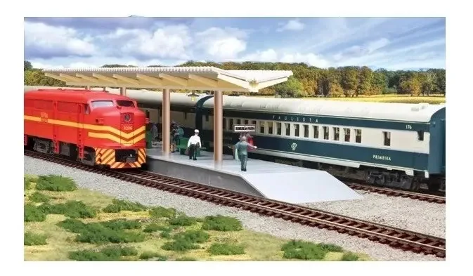 Miniatura Estação Plataforma Ho Frateschi 1502