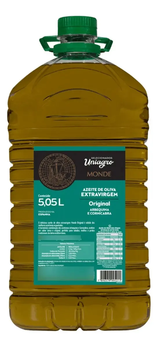 Azeite De Oliva Extravirgem Uniagro 5l