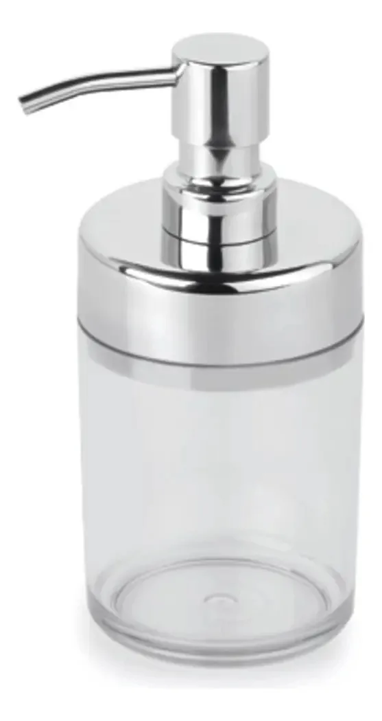 Dispenser Sabonete Líquido Transparente Casa Banheiro