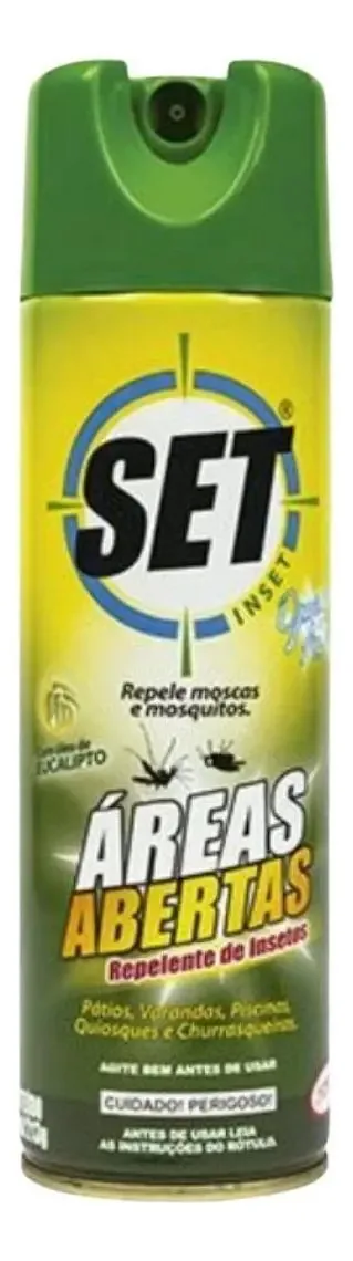 Set Inset Areas Abertas Repele Moscas E Mosquitos 300 Ml