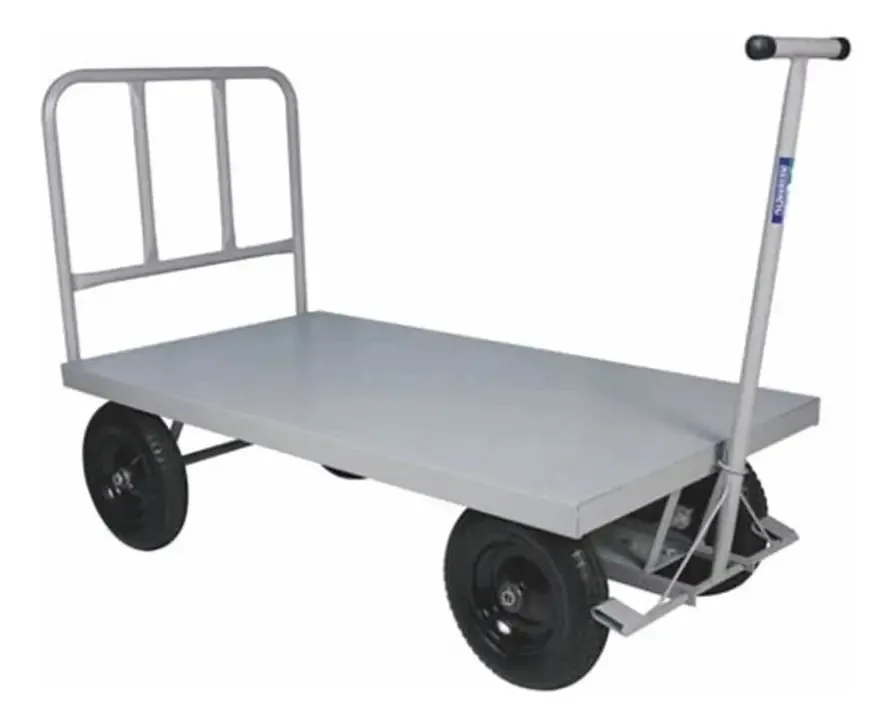 Carro Plataforma Marcon 400 Kg Rodas Pneumáticas 14 Pol