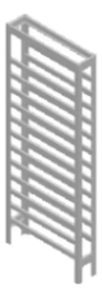 Estante Metálica Para 60 Gavetas N° 3 Marcon