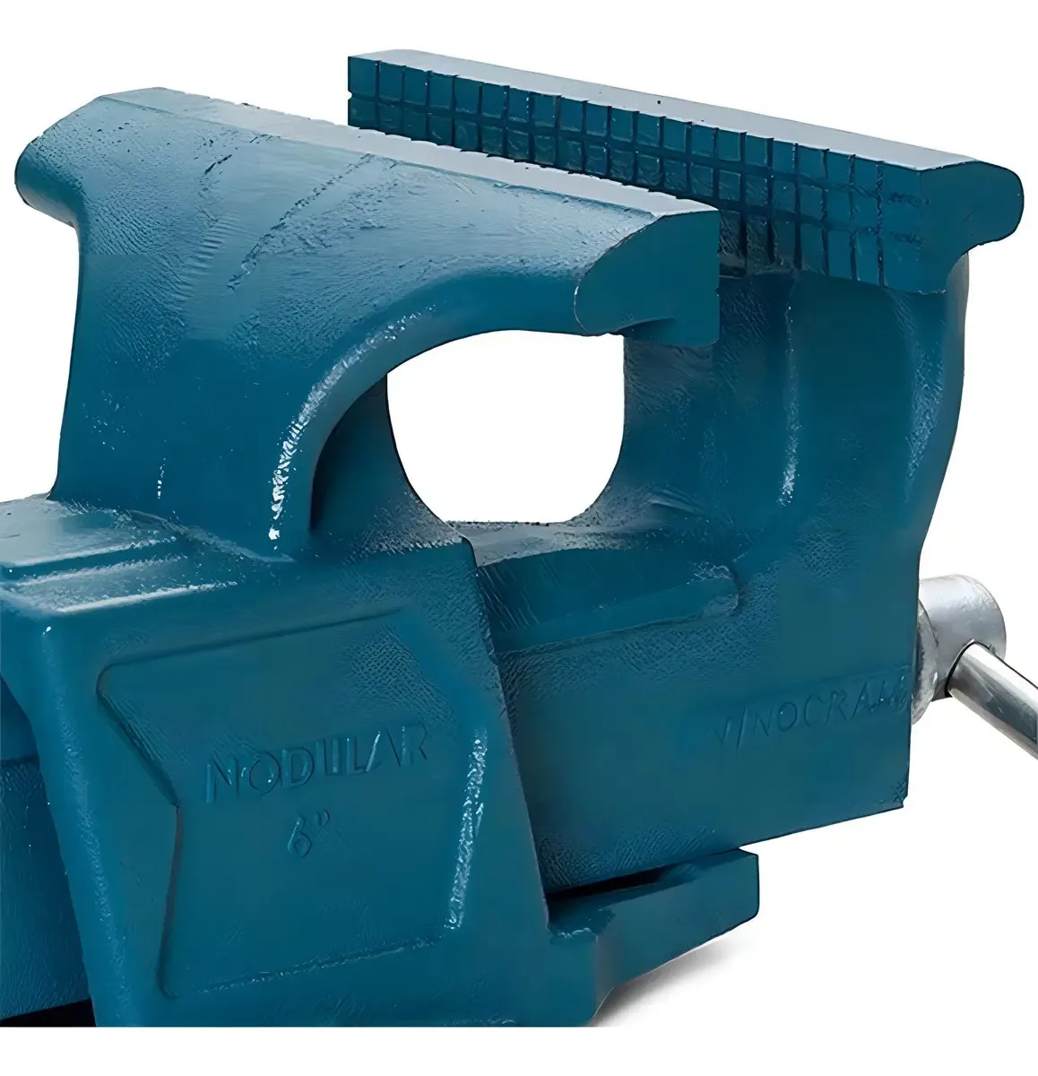 Morsa De Bancada Fixa NT-6 Nocram Abertura 152mm Ferro Nodular