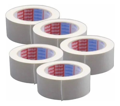 5 Fitas Crepe Bege De Mascaramento Automotivo - Cód.8964