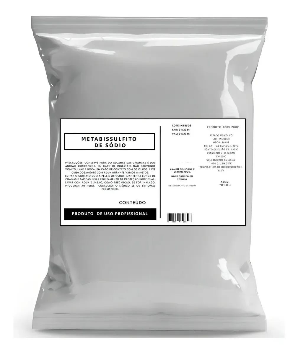Metabissulfito De Sódio 10 Kg