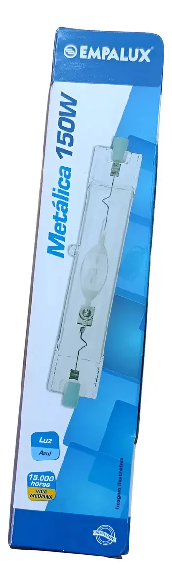 Lâmpada Vapor Metálico 150W Azul Empalux Iluminação Comercial