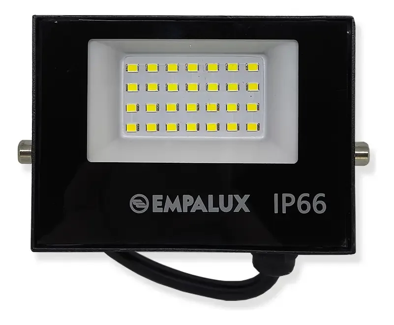 Kit 2 Refletores LED Bivolt 30W para Iluminação Externa