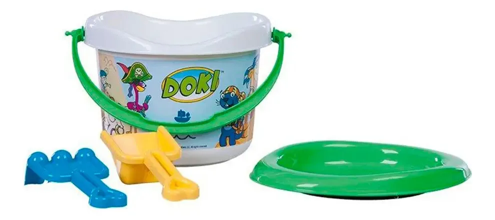 Balde De Praia Infantil - Turma Do Doki