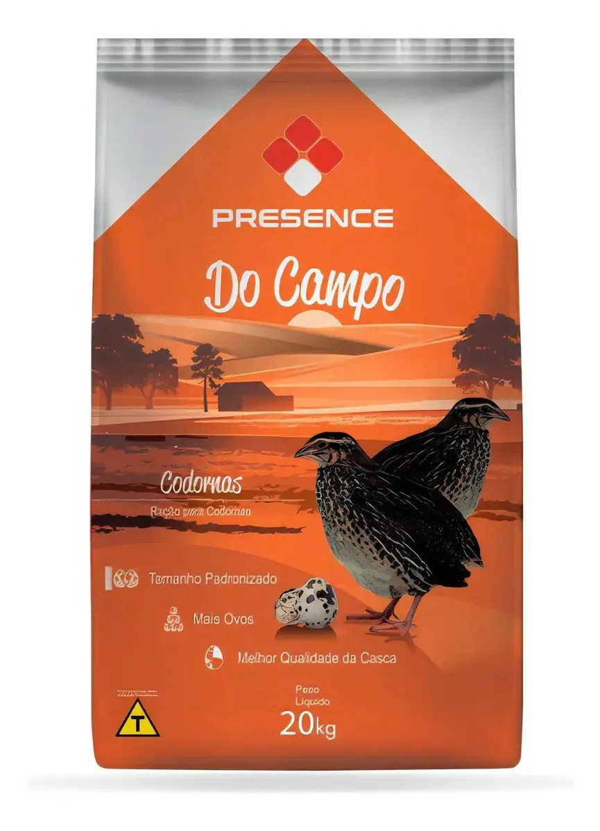Ração Codornas 20kg - Alta Produtividade Aumento Ovos