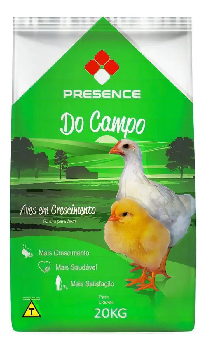 Ração Para Aves Em Crescimento Pintinhos Frangos Novos 20kg