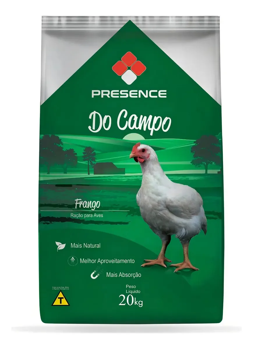 Ração Natural Presence - P/frango Galinhas Aves Engorda 20kg