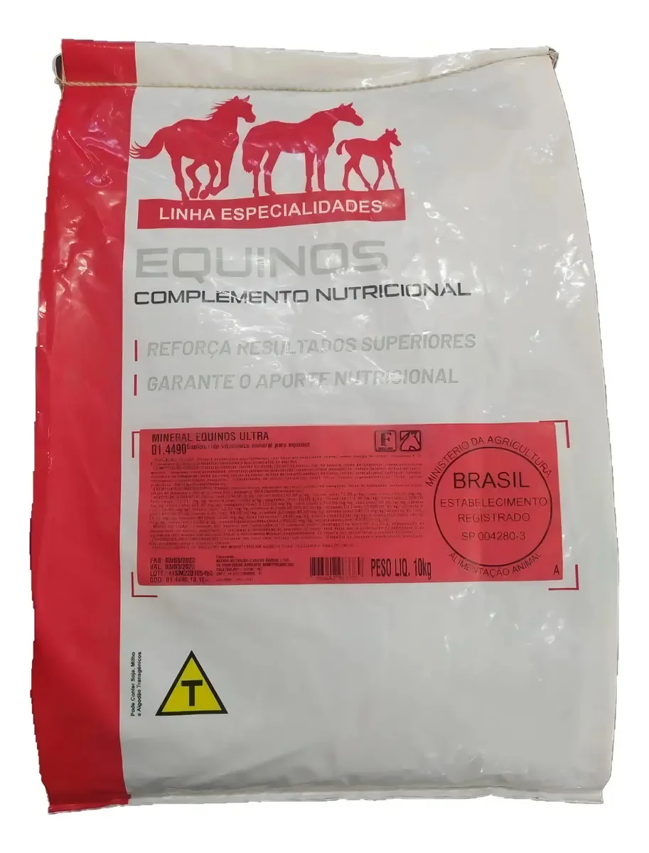 Sal Mineral Ultra Cavalos Presence Vitaminas e Minerais Maçã 1.2kg