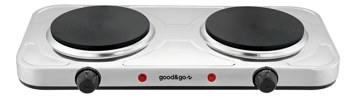 Fogão Cooktop Elétrico Portátil Mesa 2000w 127v 2 Bocas