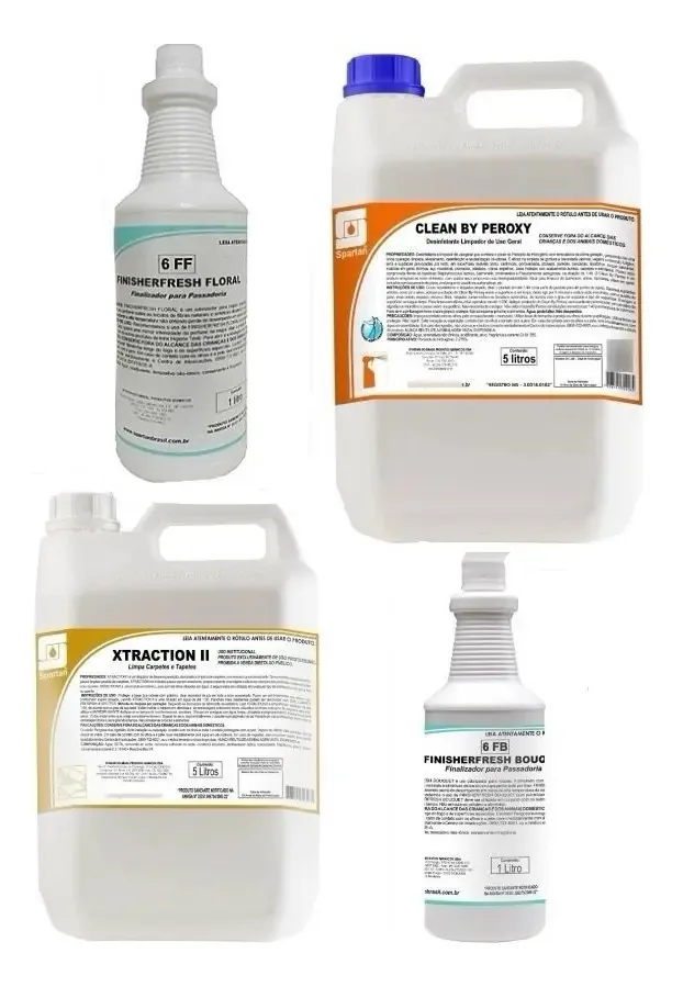 Kit Lavagem, Clean By Perox, Xtraction, Bouquet E Floral