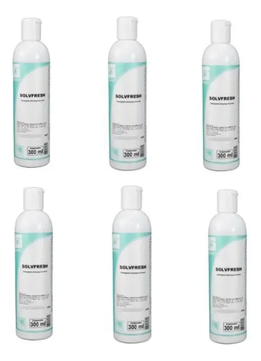 Kit 6 Solvfresh Detergente Desengordurante Spartan 300ml