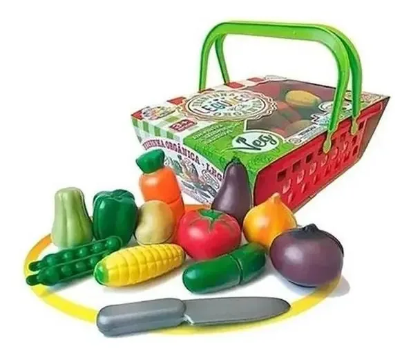Brinquedo Crec Crec Feirinha Organica Legumes Big Star