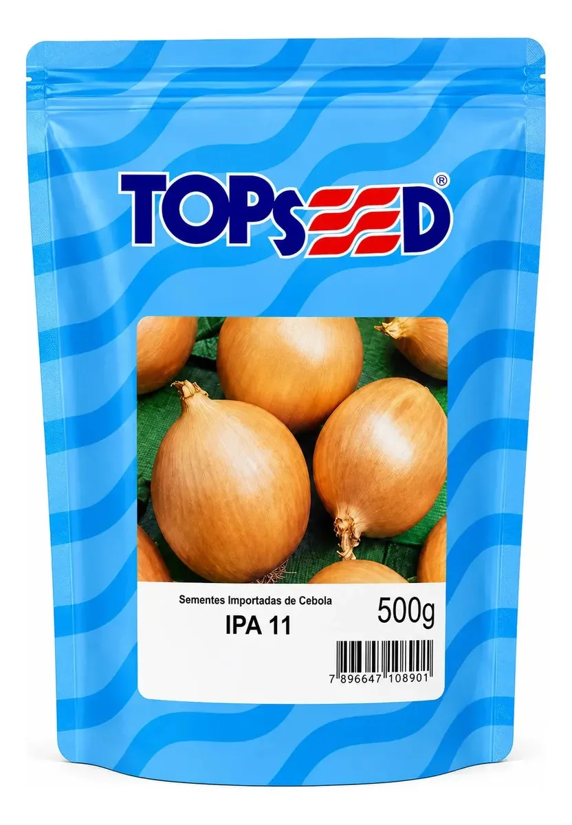 Sementes De Cebola Ipa 11 Pcte C/ 500 Gramas