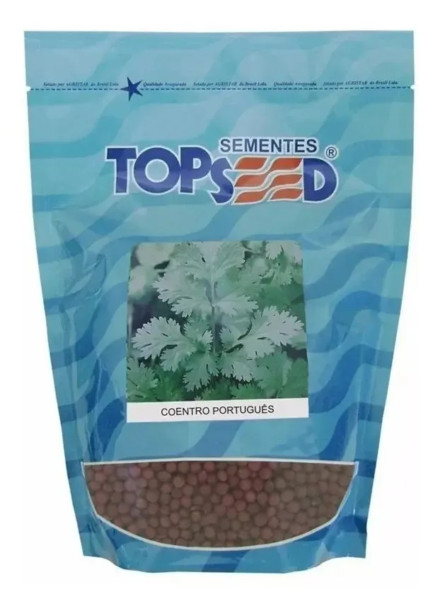 Semente Coentro Português Importado 500gr Topseed